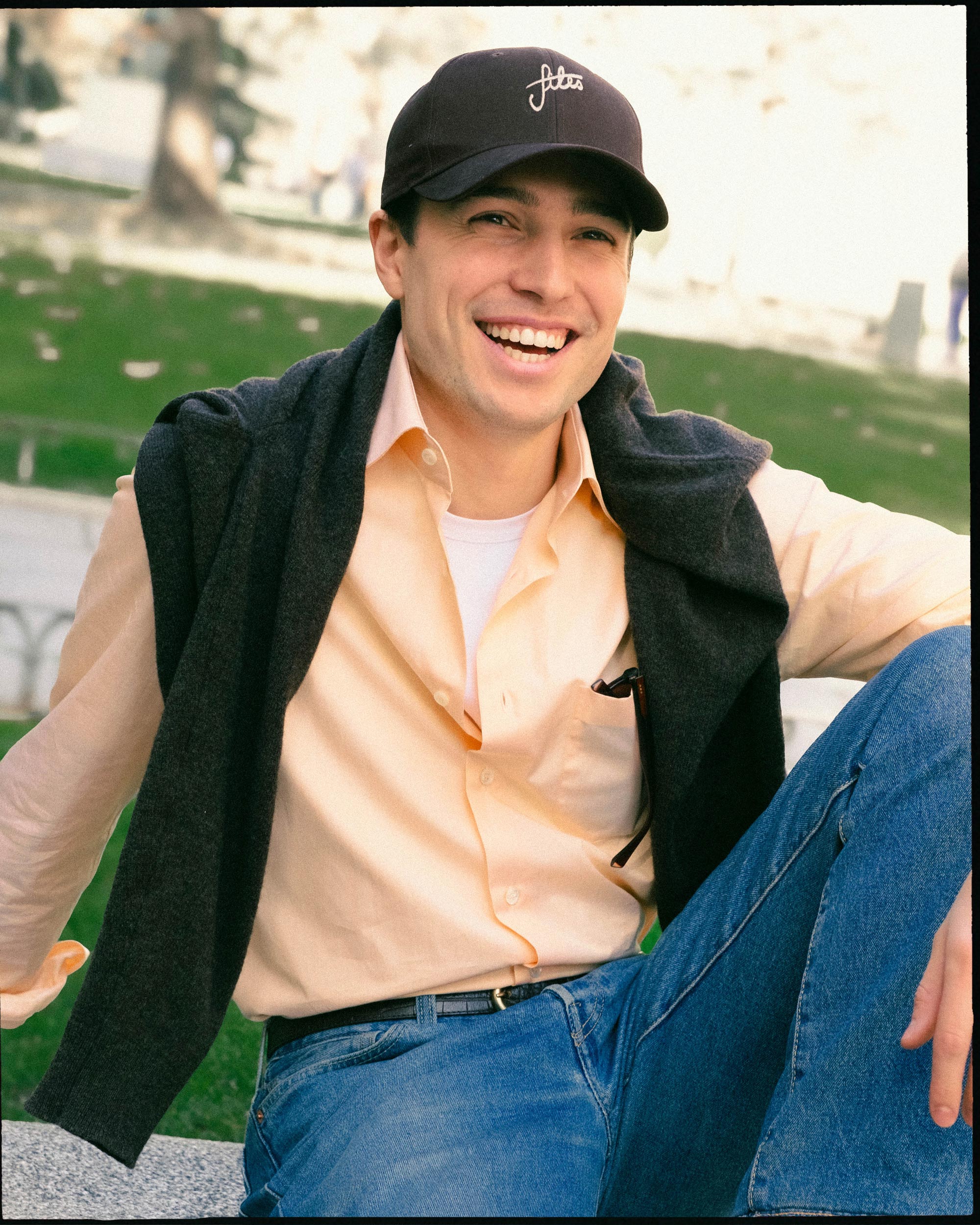 Production Files Moreto Faded Orange Popelin Shirt